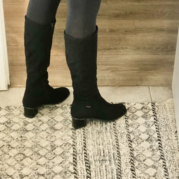 Ara Black Waterproof Gore-Tex Knee High Tall Boots Size 7 - 7.5 - Picture 8 of 8